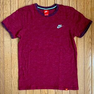 NIKE Red Classic Short Sleeve T-Shirt
